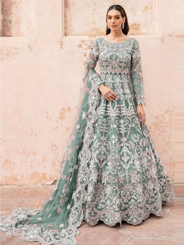 Anarkali kurti are a type of traditional Indian attire that feature a  flowing silhouette with a