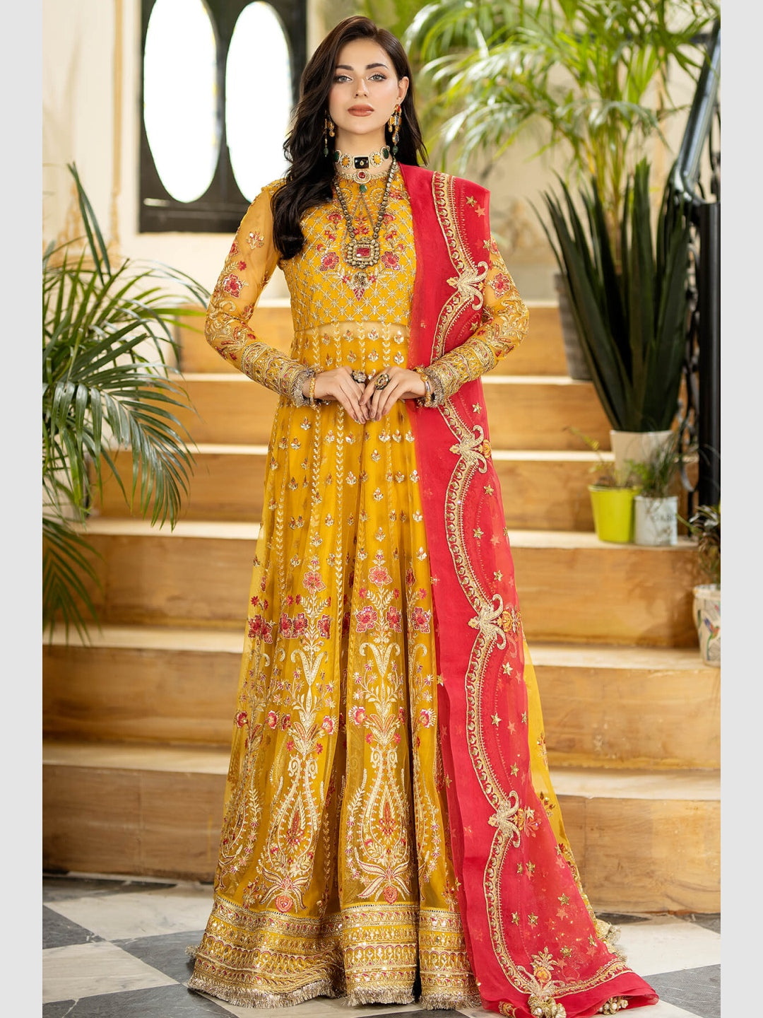 Buy Pakistani Yellow Suit Online | Designer Salwar Kameez & Kurti